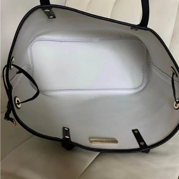 Michael Kors Saffiano Leather Large Jet set Tote bag in Black - Picture 4 of 6